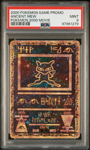 2000 POKEMON GAME MOVIE ANCIENT MEW POKEMON 2000 MOVIE PSA 9 - 279