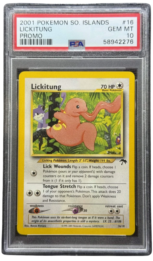 2001 POKEMON SOUTHERN ISLANDS PROMO #16 LICKITUNG PROMO PSA 10 - 276