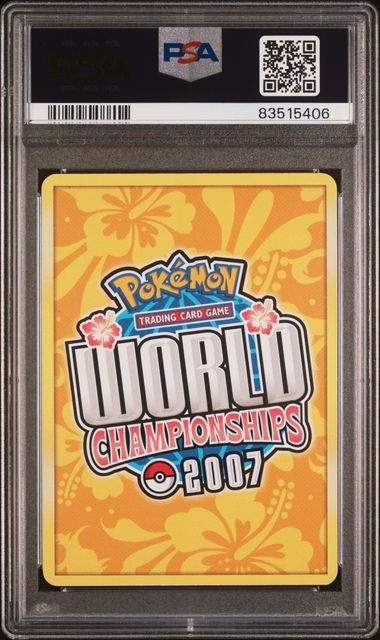 2007 POKEMON WORLD CHAMPIONSHIPS PROMO #101 JOLTEON-GOLD STAR WRLD.CHAMP-LEG.ASCENT PSA 10 - 406 - Image 2