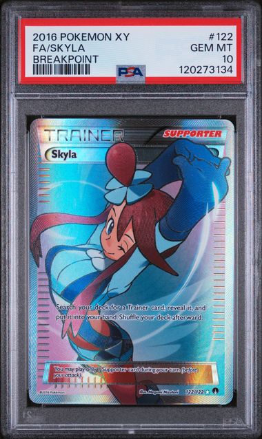 2016 POKEMON XY FULL ART SKYLA BREAKPOINT #122 PSA 10 - 134