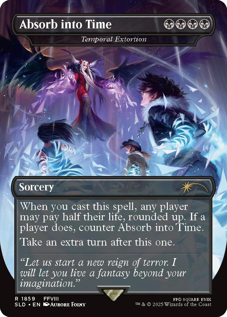 Absorb into Time - Temporal Extortion [Secret Lair Drop Series]