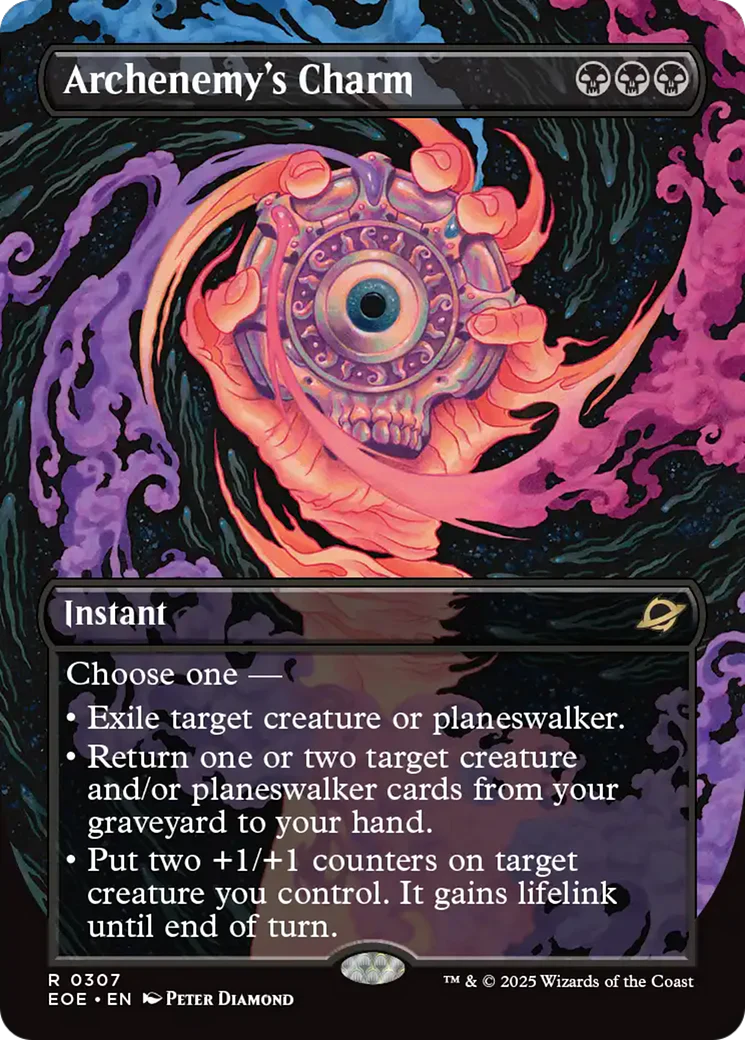 Archenemy's Charm (Borderless) [Edge of Eternities]