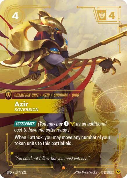 Azir - Sovereign - Spiritforged (SPF)