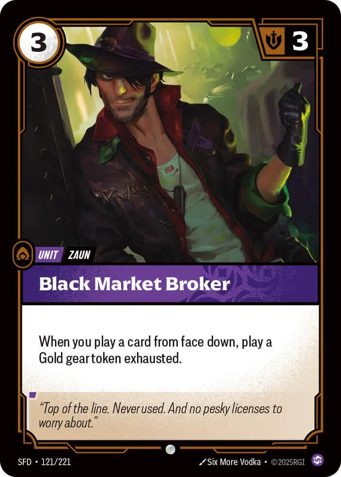 Black Market Broker - Spiritforged (SPF)