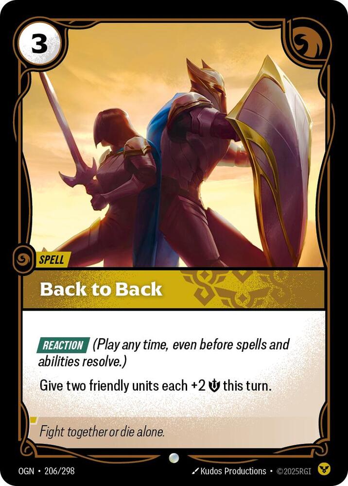 Back to Back - Origins (OGN)