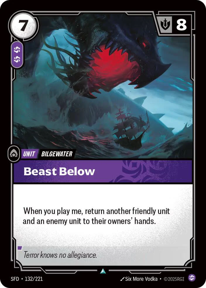 Beast Below - Spiritforged (SPF)