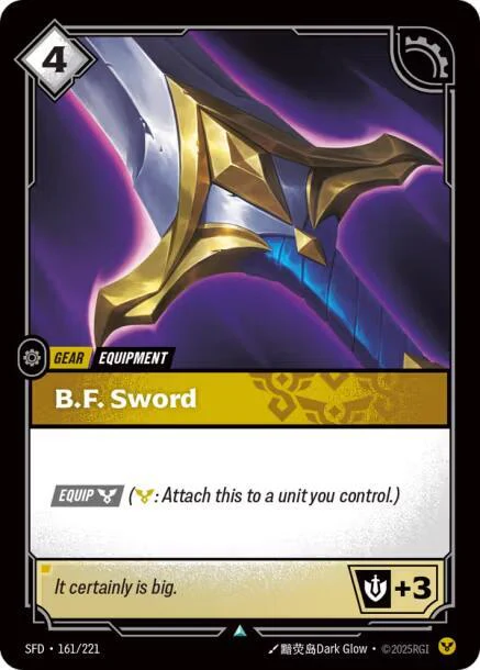 B.F. Sword - Spiritforged (SPF)