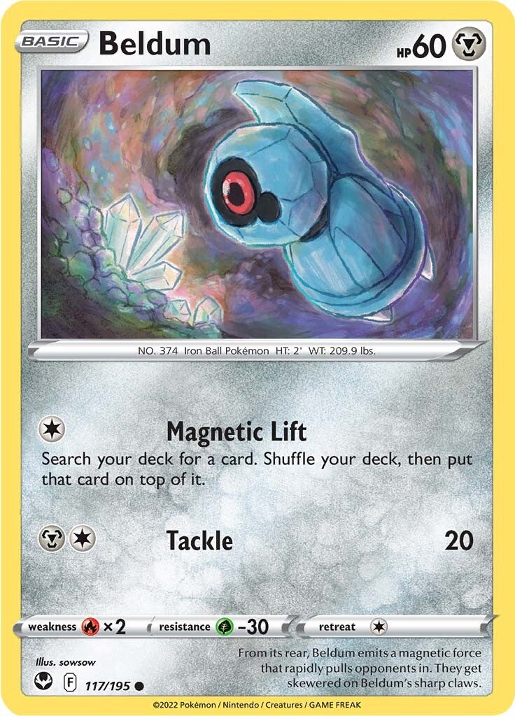 Beldum (117/195) [Sword & Shield: Silver Tempest] - Image 2