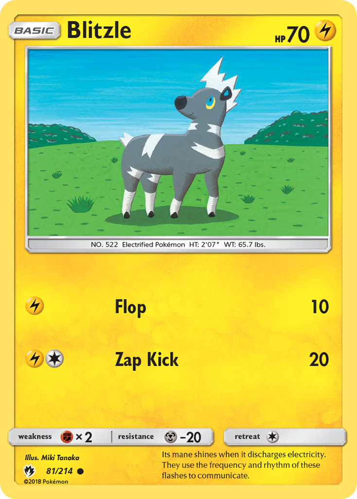 Blitzle (81/214) [Sun & Moon: Lost Thunder]