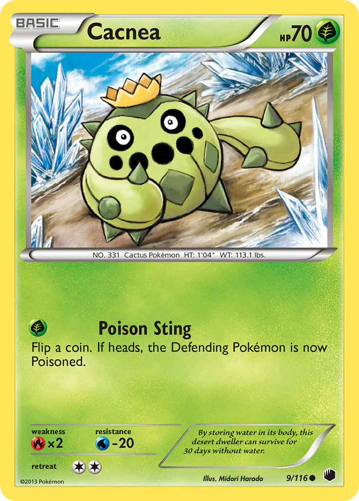 Cacnea (9/116) [Black & White: Plasma Freeze]