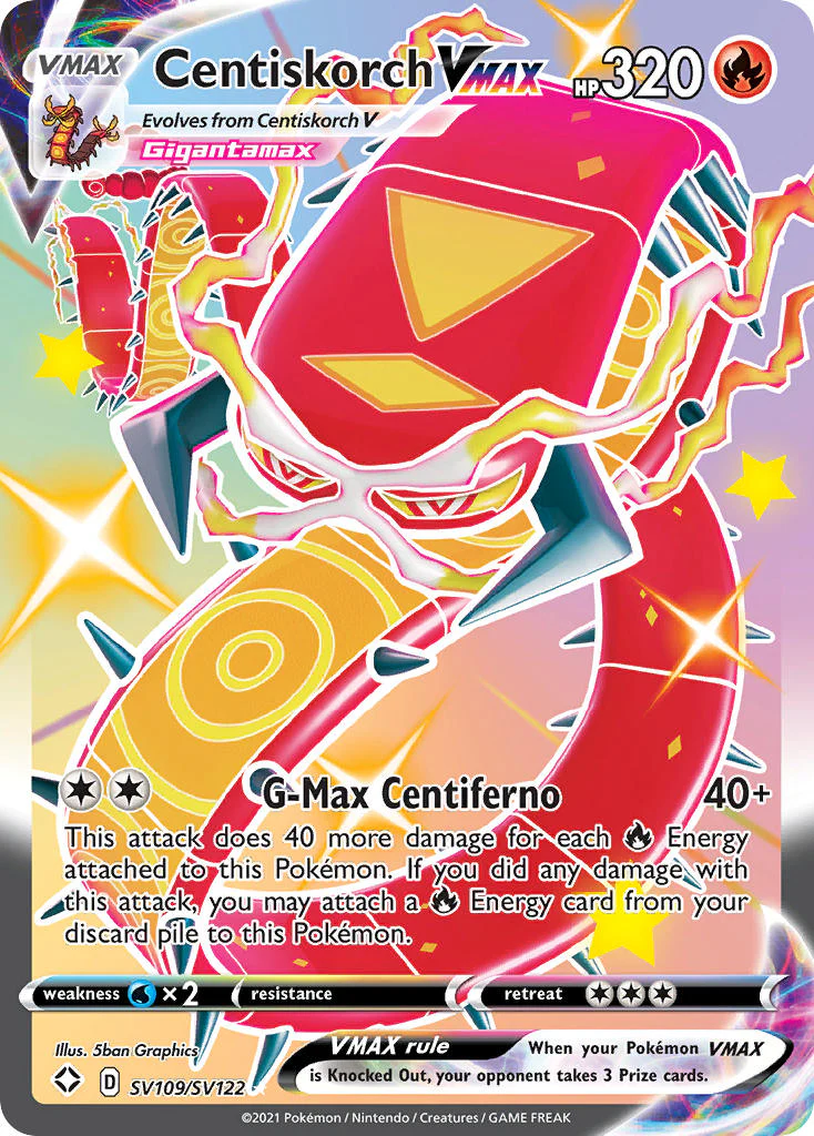 Centiskorch VMAX (SV109/SV122) [Sword & Shield: Shining Fates]