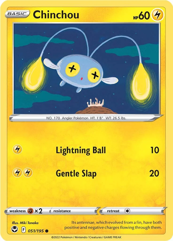 Chinchou (051/195) [Sword & Shield: Silver Tempest] - Image 2