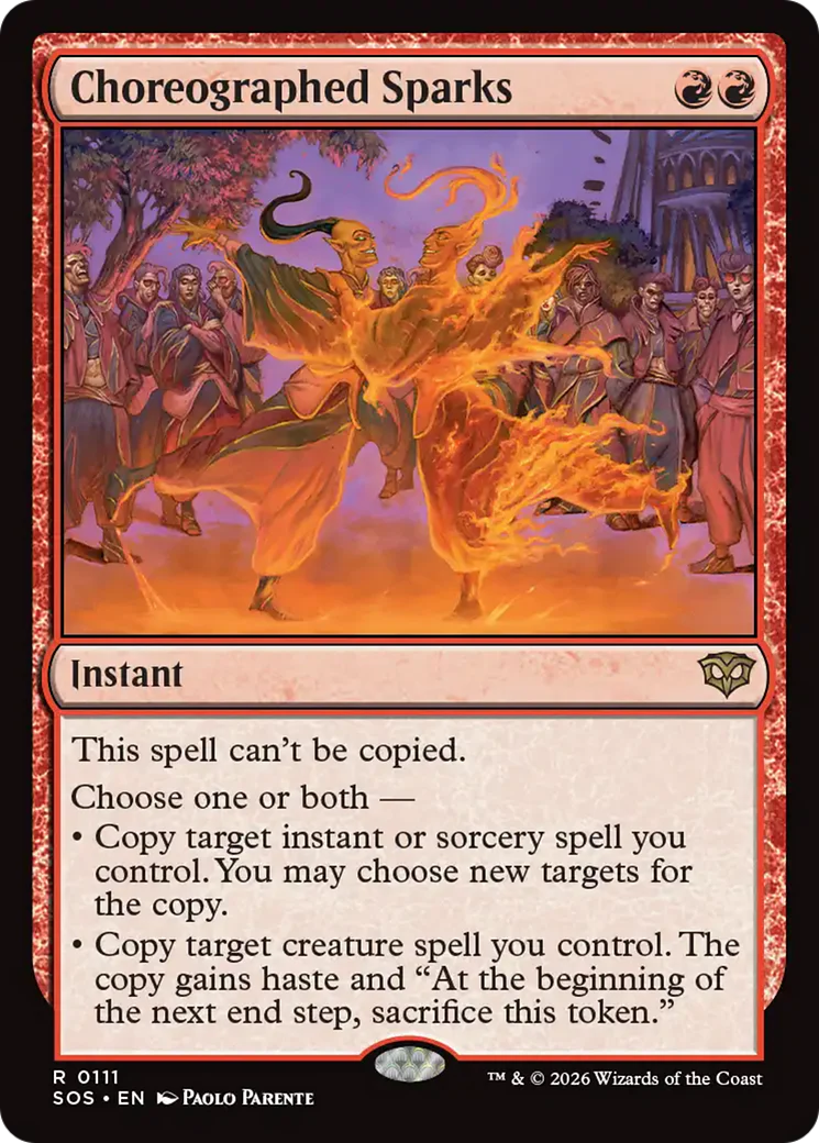 Choreographed Sparks [Secrets of Strixhaven]