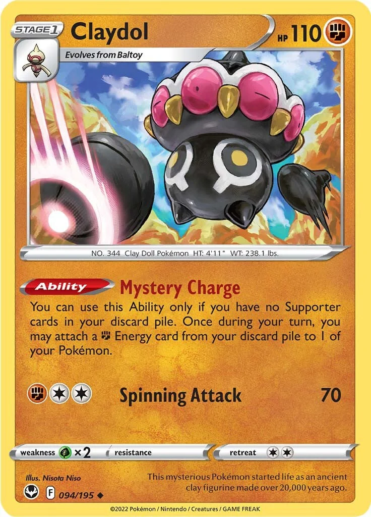 Claydol (094/195) [Sword & Shield: Silver Tempest] - Image 2