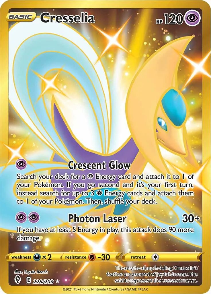 Cresselia (228/203) [Sword & Shield: Evolving Skies]