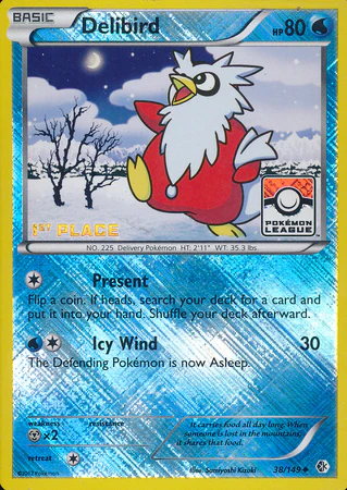 Delibird (38/149) (League Promo 1st Place) [Black & White: Boundaries Crossed]