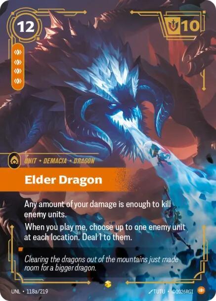 Elder Dragon (Alternate Art) - Unleashed (UNL)