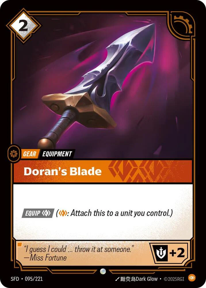 Doran's Blade - Spiritforged (SPF)