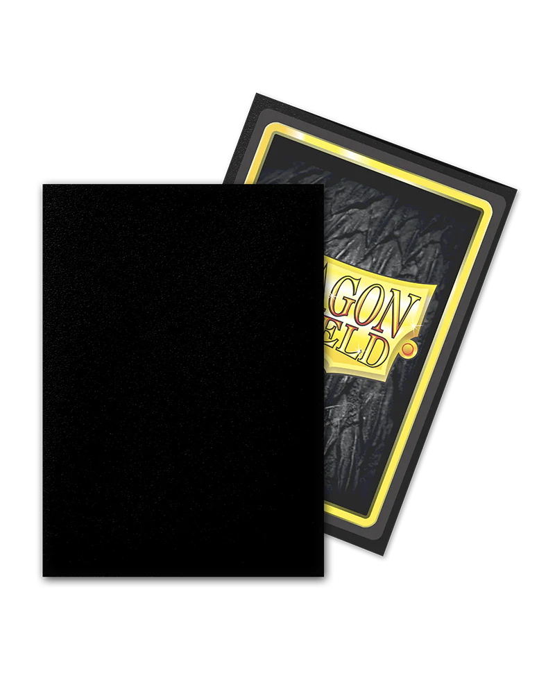 Dragon Shield: 100ct Outer Sleeves - Matte Black (Standard) (Pick-up In Store) - Image 6