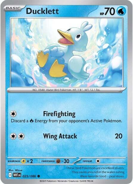 Ducklett (025/086) [Scarlet & Violet: White Flare]