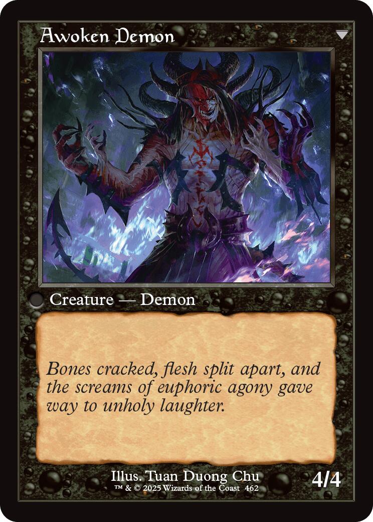 Ecstatic Awakener // Awoken Demon (Retro Frame) [Innistrad Remastered] - Image 2