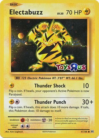 *SEALED* Electabuzz (41/108) (Toys R Us Promo) [XY: Evolutions]