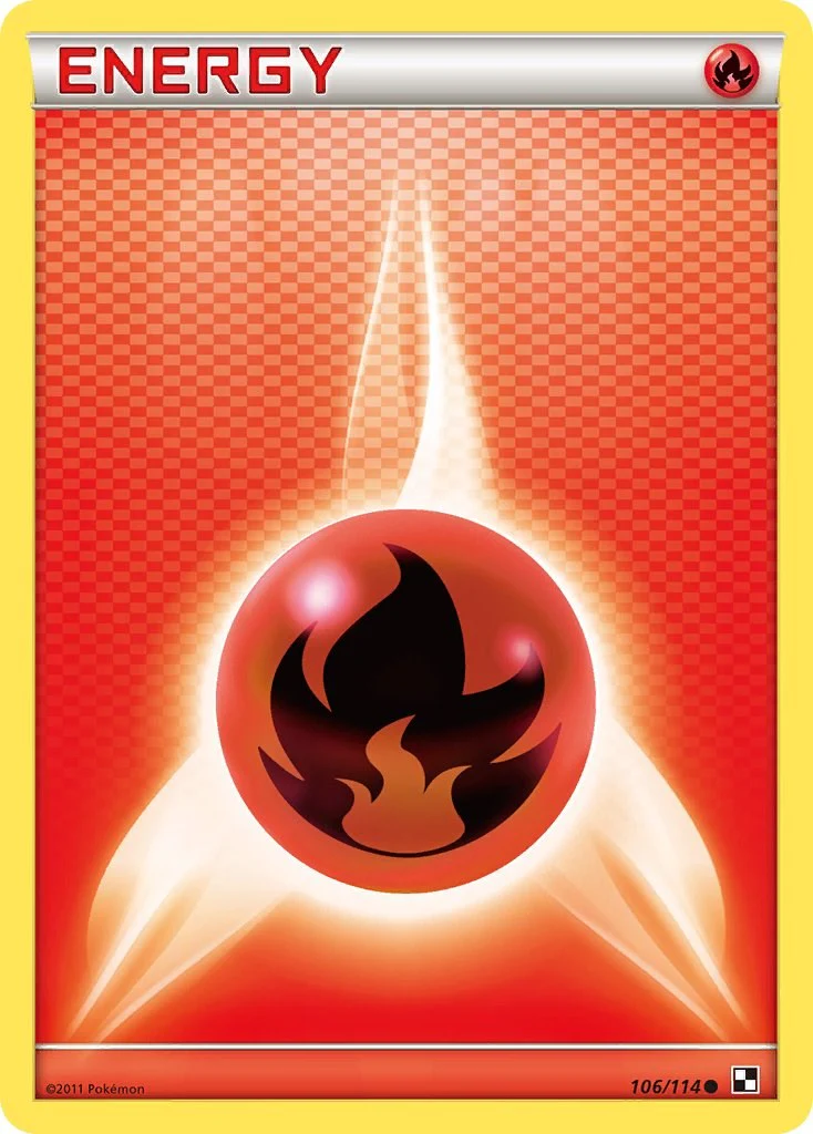 Fire Energy (106/114) [Black & White: Base Set]