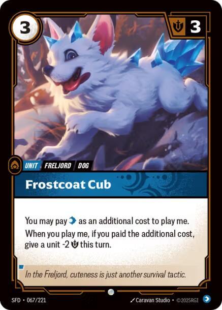 Frostcoat Cub - Spiritforged (SPF)