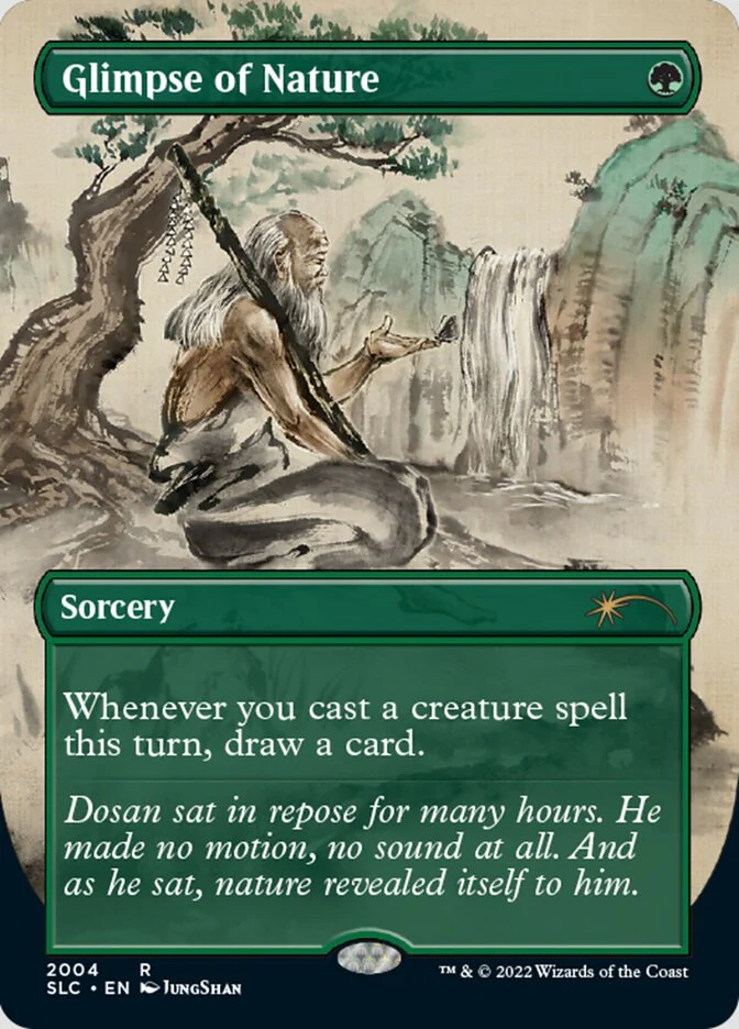 Glimpse of Nature (Borderless) [Secret Lair Countdown Kit]
