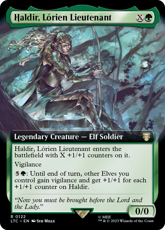 Haldir, Lorien Lieutenant (Extended Art) [The Lord of the Rings: Tales of Middle-Earth Commander]