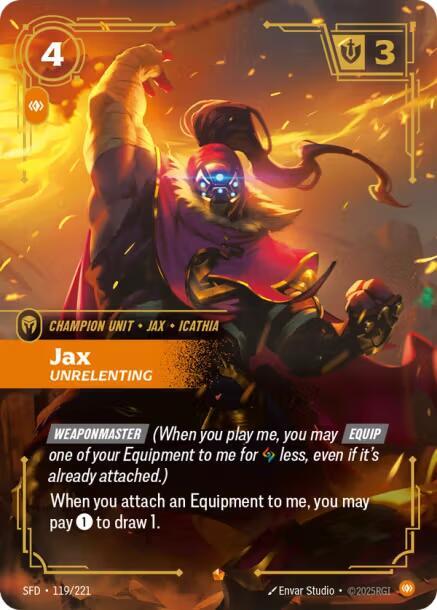 Jax - Unrelenting - Spiritforged (SPF)