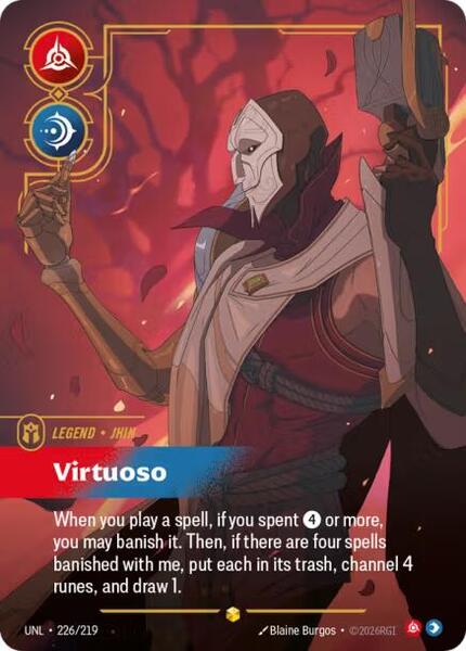 Jhin - Virtuoso (Overnumbered) - Unleashed (UNL)