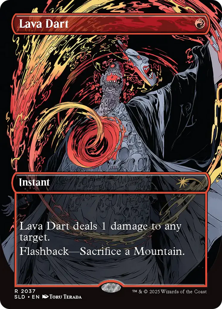 Lava Dart (Rainbow Foil) [Secret Lair Drop Series]