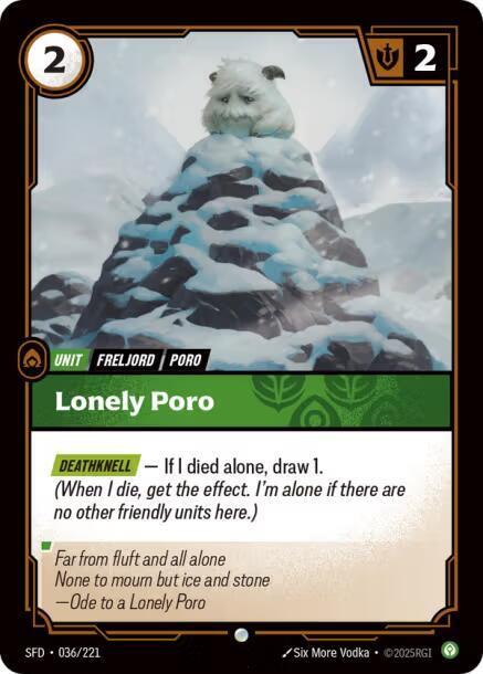 Lonely Poro - Spiritforged (SPF)