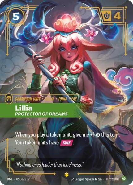 Lillia - Protector of Dreams (Alternate Art) - Unleashed (UNL)