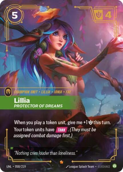 Lillia - Protector of Dreams - Unleashed (UNL)