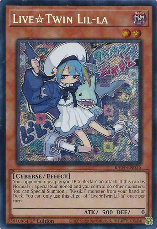 LiveTwin Lil-la [RA04-EN036] Secret Rare