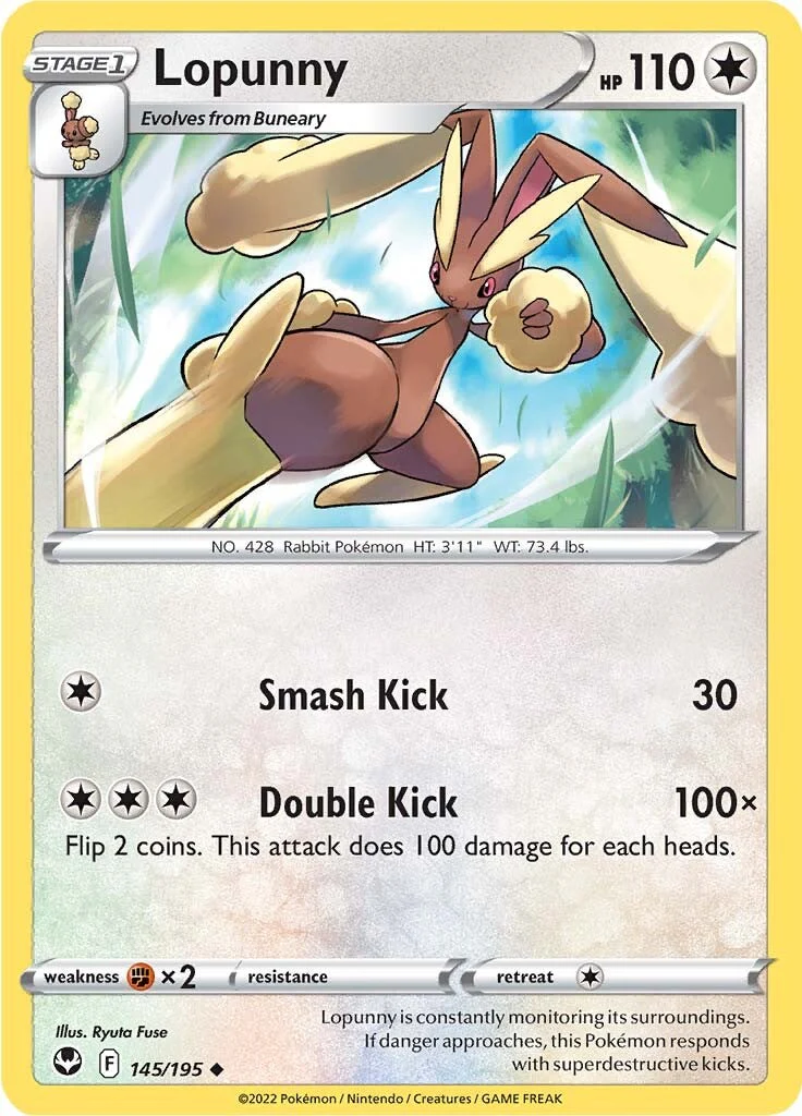 Lopunny (145/195) [Sword & Shield: Silver Tempest] - Image 2