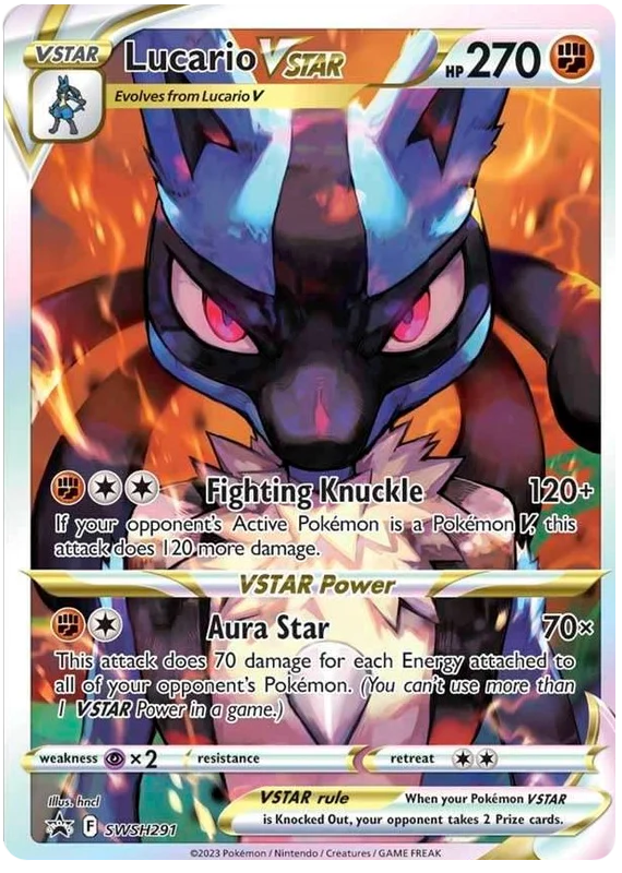 *SEALED* Lucario VSTAR (SWSH291) [Sword & Shield: Black Star Promos]