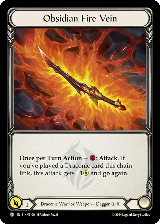 Mark of the Huntsman // Obsidian Fire Vein [HNT010//HNT100] (The Hunted) - Image 2
