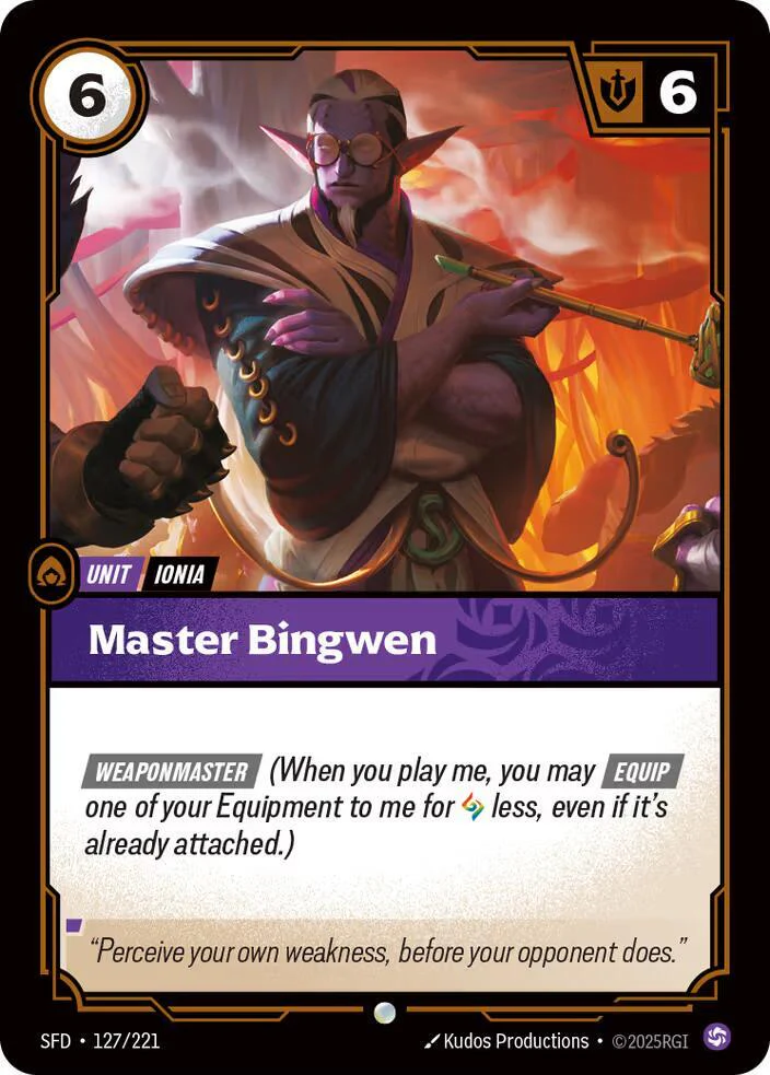 Master Bingwen - Spiritforged (SPF)