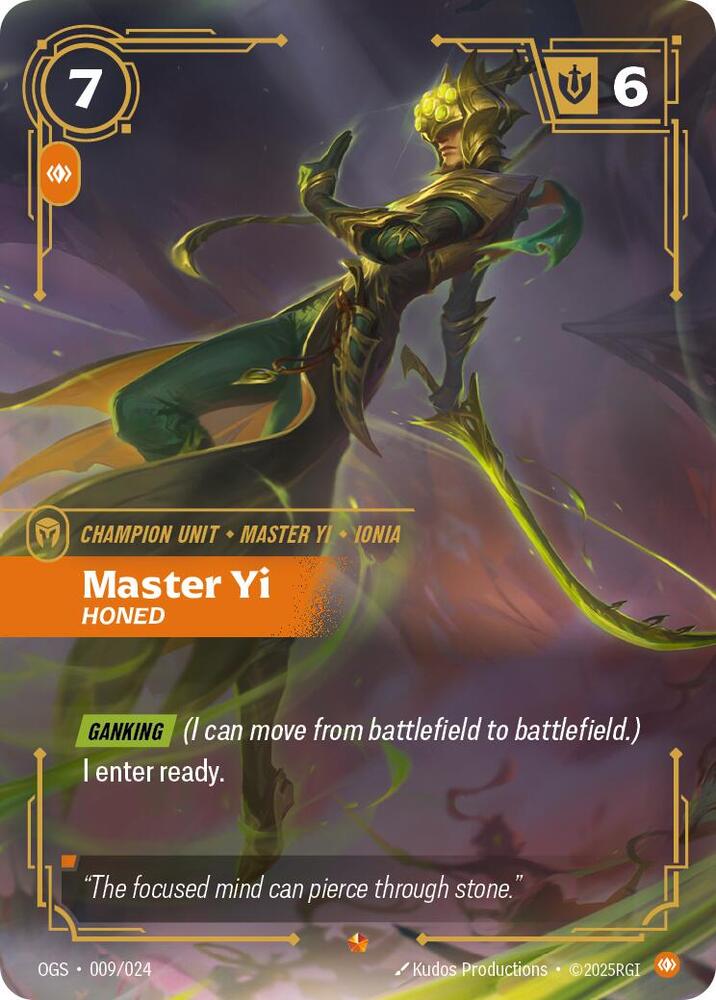 Master Yi - Honed - Origins: Proving Grounds (OGS)