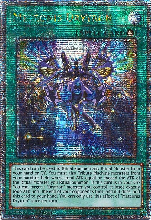 Meteonis Drytron [RA04-EN096] Quarter Century Secret Rare