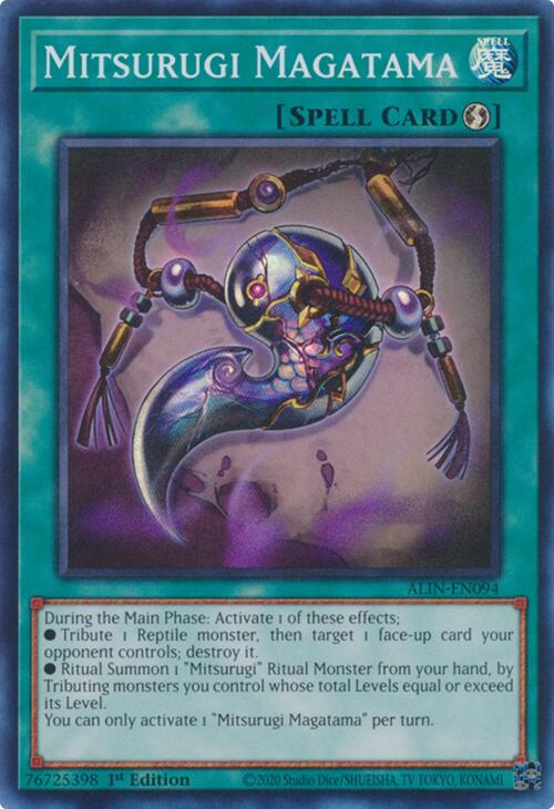 Mitsurugi Magatama [ALIN-EN094] Super Rare