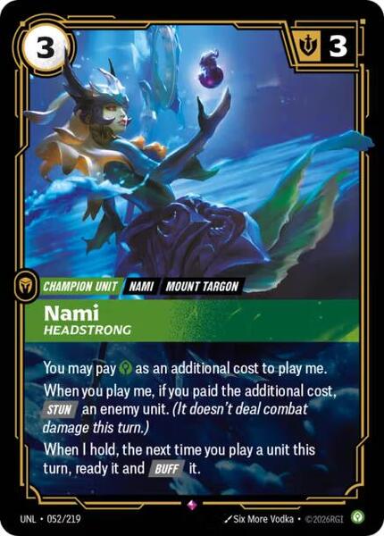 Nami - Headstrong - Unleashed (UNL)