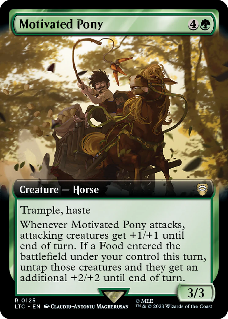 Motivated Pony (Extended Art) [The Lord of the Rings: Tales of Middle-Earth Commander]