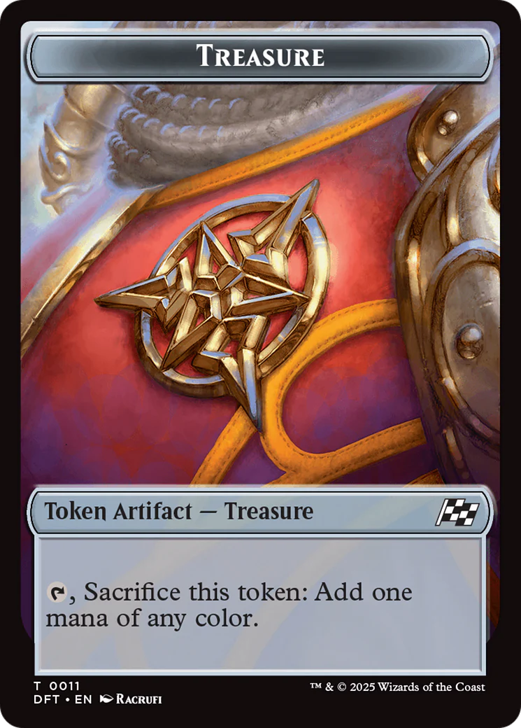 Nalaar Aetherjet // Treasure Double-Sided Token [Aetherdrift Tokens] - Image 2