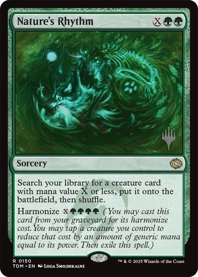 Nature's Rhythm (Promo Pack) [Tarkir: Dragonstorm Promos]