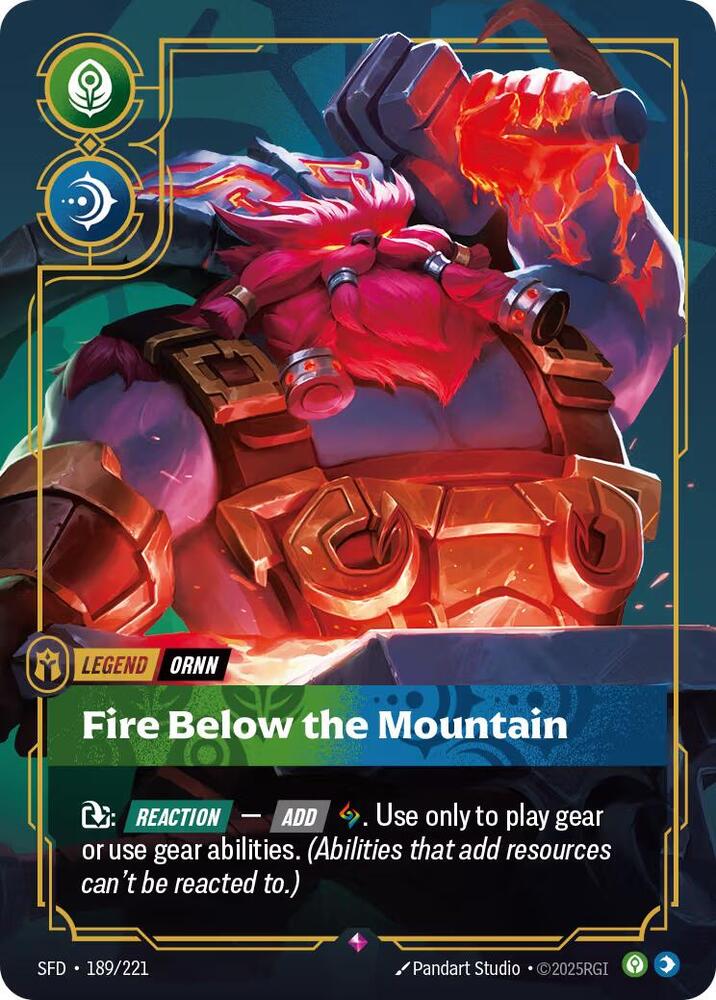 Ornn - Fire Below the Mountain - Spiritforged (SPF)