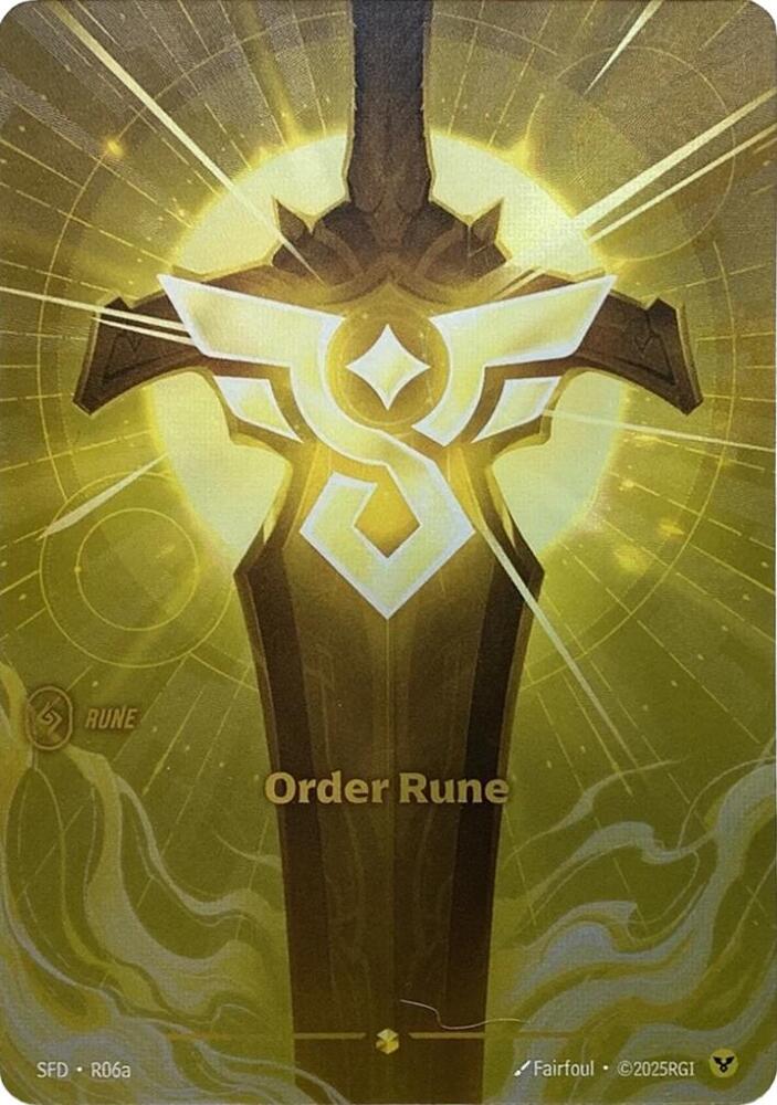 Order Rune (Alternate Art) - Spiritforged (SPF)